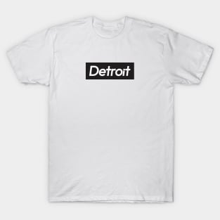 Detroit Black T-Shirt